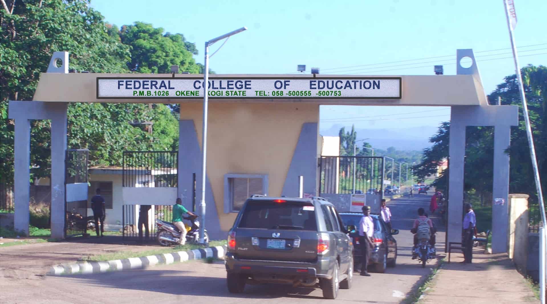 FCE Okene Main gate